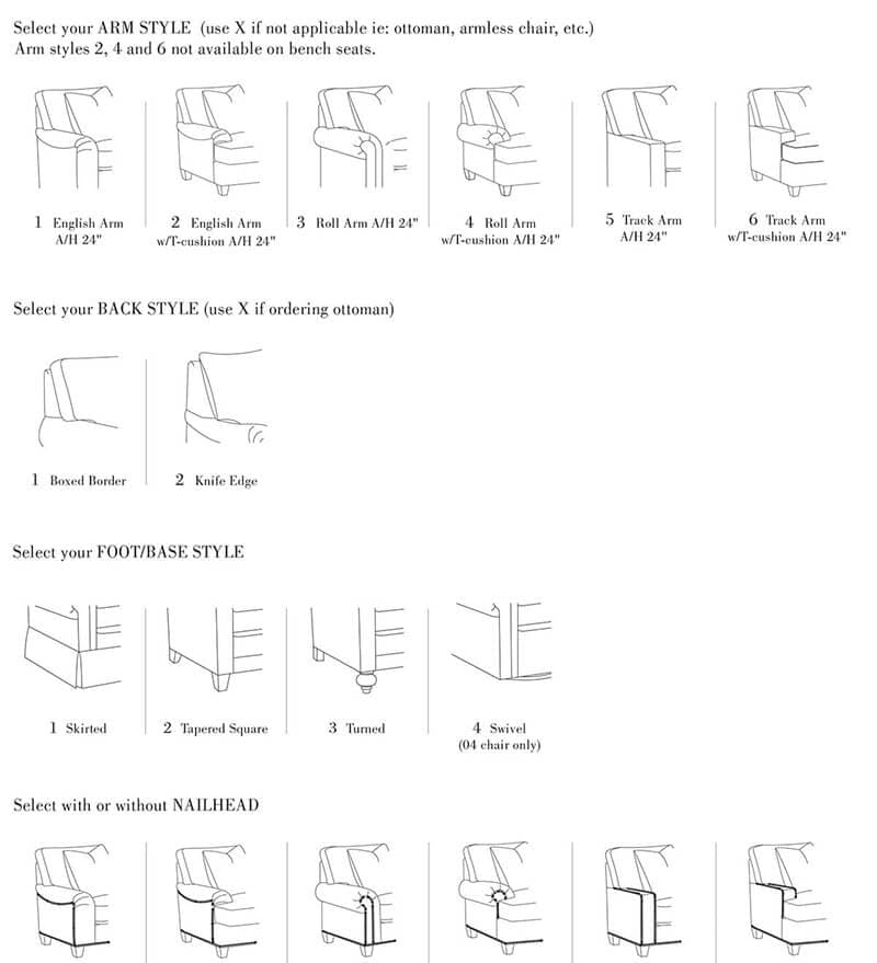 Signature Seating Options